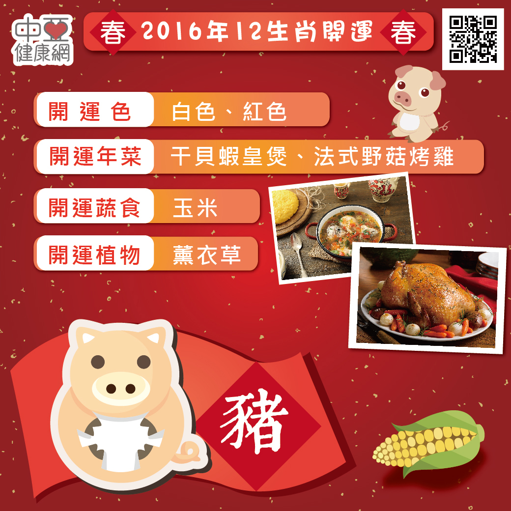 2016 12生肖開運