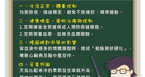 腦中風預防措施